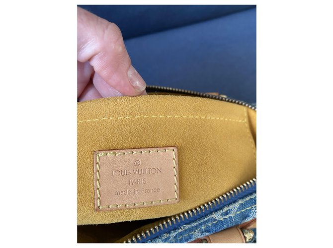Neo speedy Louis Vuitton Borse Blu - vista 7