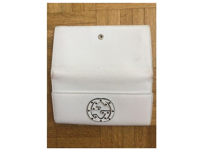 Cartera Gucci en cuero blanco - vista 11