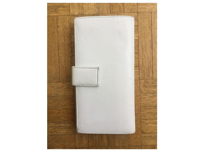 Cartera Gucci en cuero blanco - vista 2