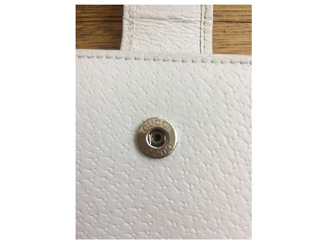 Cartera Gucci en cuero blanco - vista 5
