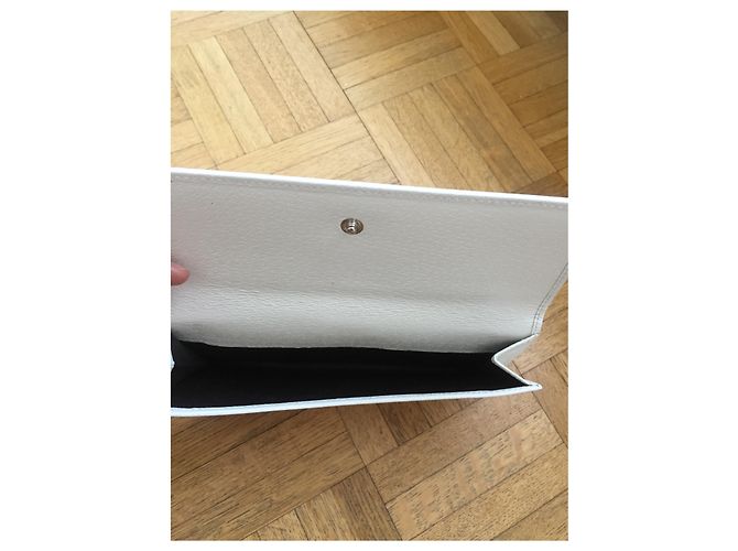 Cartera Gucci en cuero blanco - vista 6