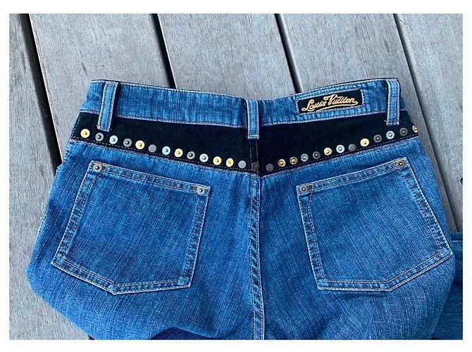 Louis Vuitton Pantalones Azul - vista 3