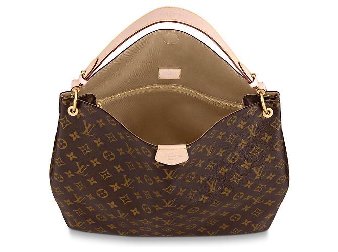 Louis Vuitton LV Graceful MM Marrone - vista 3