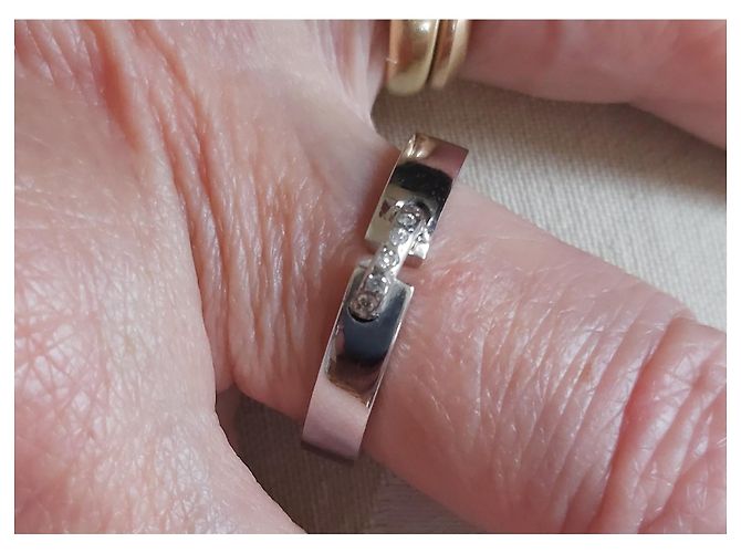 Chaumet Lien Ring aus Weißgold und Diamanten Größe 55 Grau - Ansicht 6