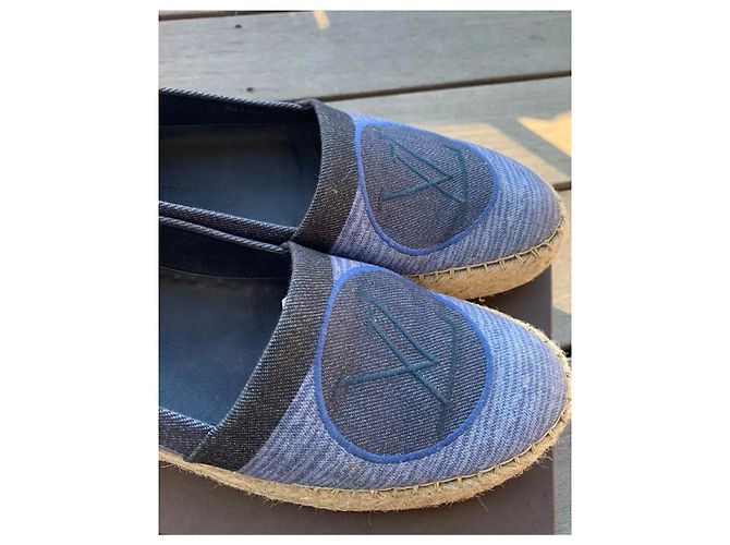 Louis Vuitton Alpercatas Azul - vista 4