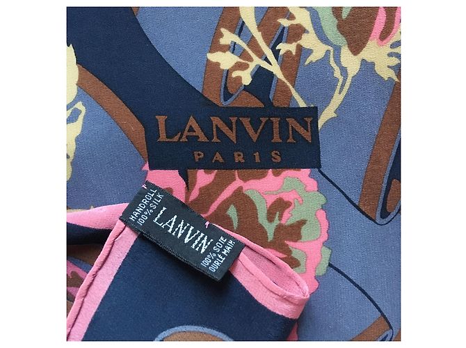Lanvin Seidenschal mehrfarbig Mehrfarben - Ansicht 2