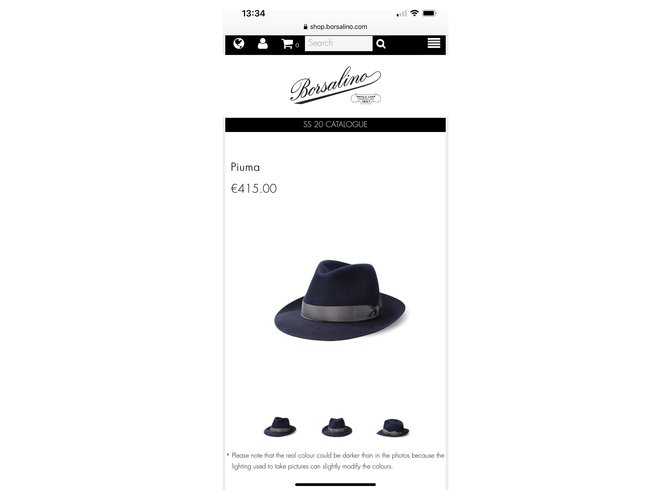 Borsalino Hüte Schwarz - Ansicht 7