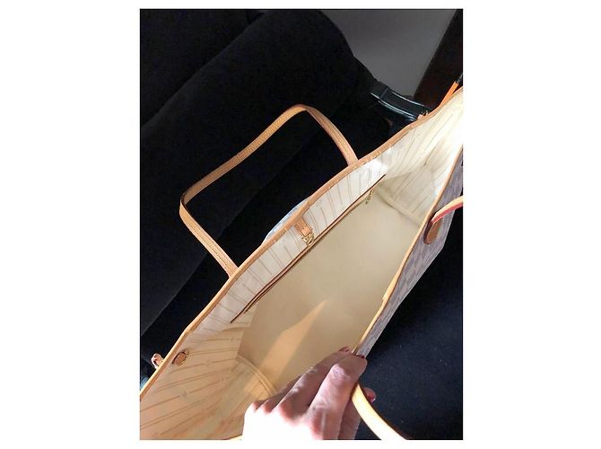 Neverfull Louis Vuitton Handtaschen Beige - Ansicht 2