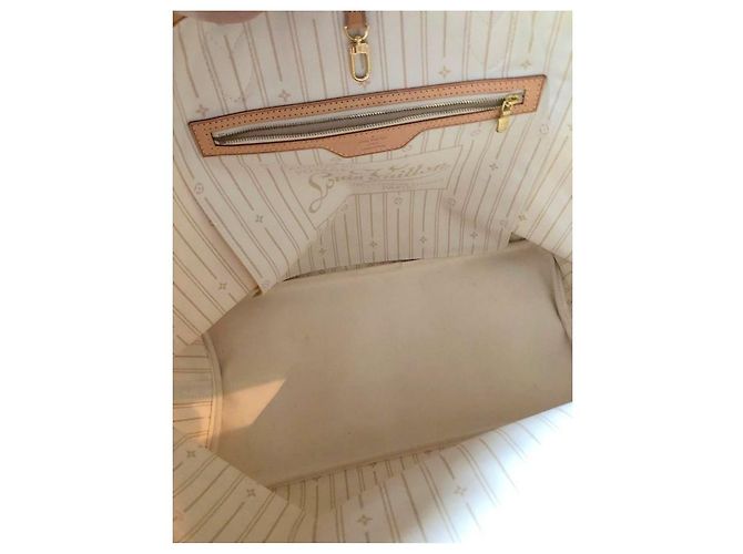 Neverfull Louis Vuitton Handtaschen Beige - Ansicht 4