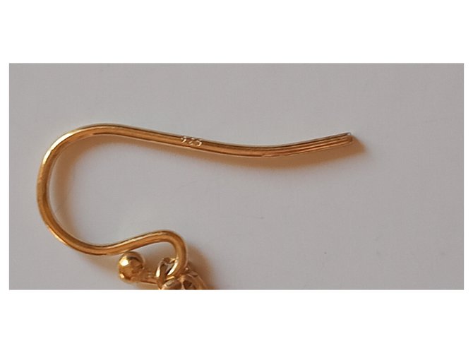 Chan Luu Aretes Blanco Dorado - vista 4