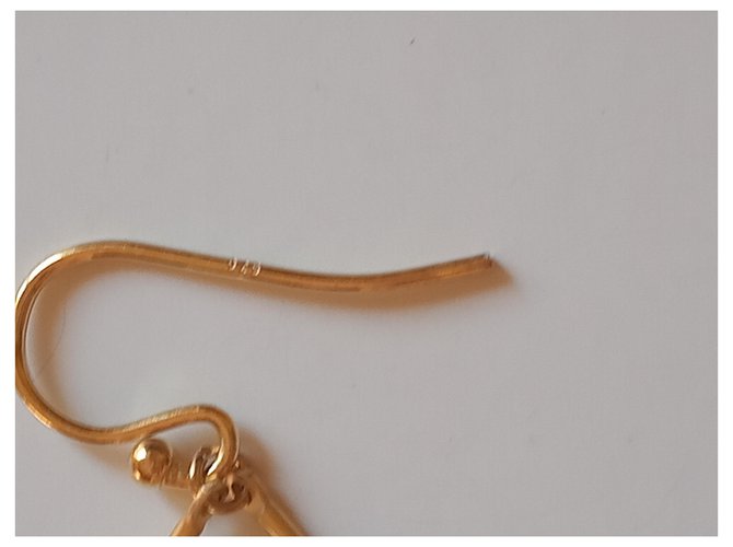 Chan Luu Aretes Blanco Dorado - vista 6