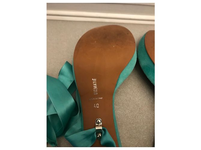 Vic Matié Türkis Sandalen - Ansicht 6