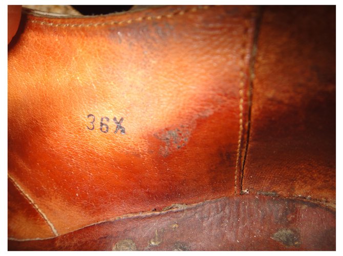 Vintage Richelieu Sartore p 36,5 Aus weiß - Ansicht 3