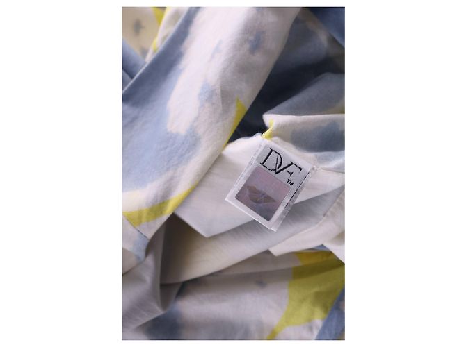 Diane Von Furstenberg Kleid Baumwolle Elastan Mehrfarbig Größe 6 Mehrfarben - Ansicht 3