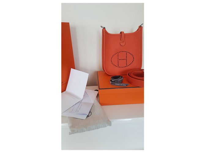 Hermès Evelyne TPM Arancione - vista 4