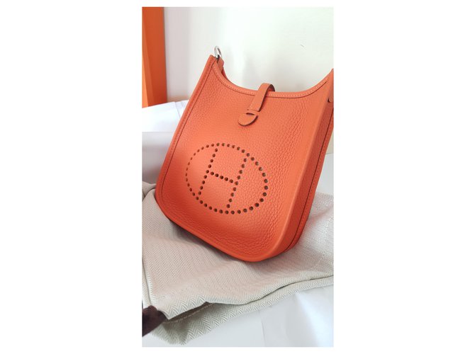 Hermès Evelyne TPM Arancione - vista 7