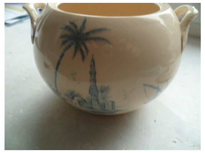 Autre Marque Gien France porcelain sugar bowl Blue - view 5