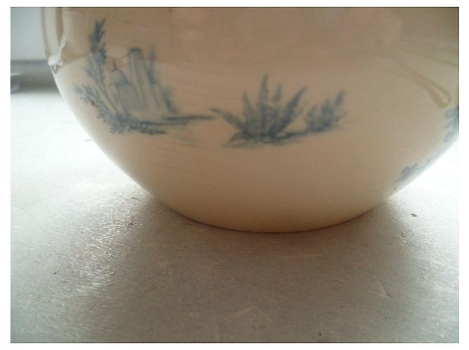 Autre Marque Gien France porcelain sugar bowl Blue - view 7