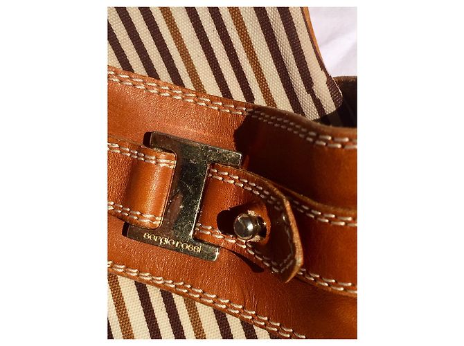 Mules Sergio Rossi in pelle marrone con tacco curvo - vista 5