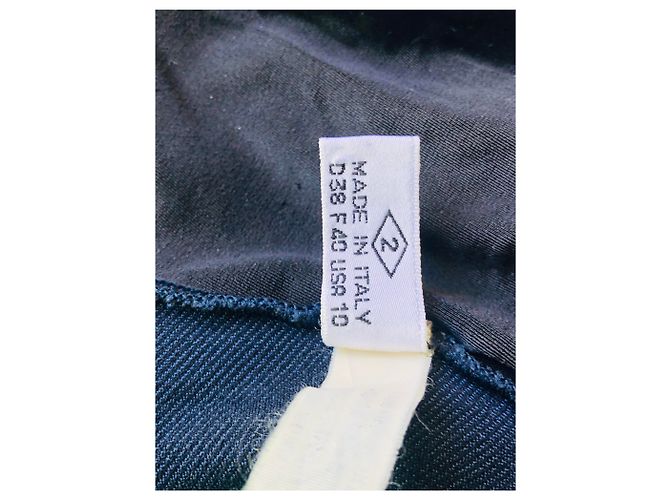 Dior Badeanzug Navy Blau CD Logo Denim Marineblau - Ansicht 11