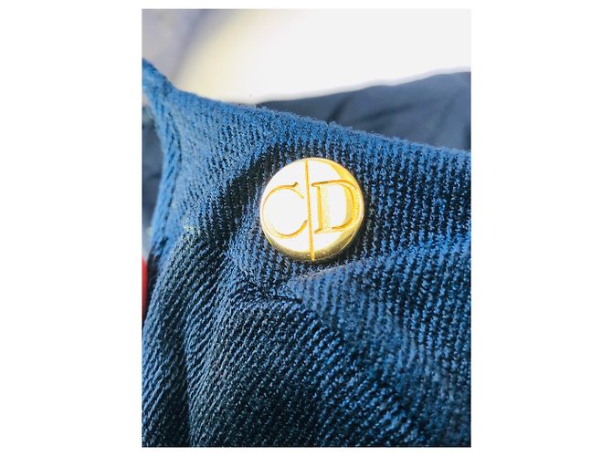 Dior Badeanzug Navy Blau CD Logo Denim Marineblau - Ansicht 12