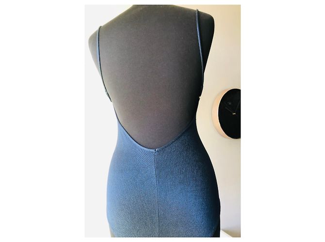 Dior Badeanzug Navy Blau CD Logo Denim Marineblau - Ansicht 3