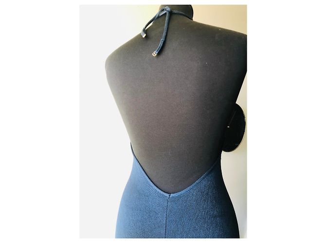 Dior Badeanzug Navy Blau CD Logo Denim Marineblau - Ansicht 9