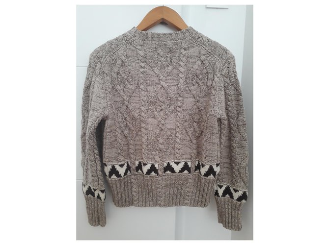 Polo Ralph Lauren Rundhalspullover für Damen Beige Roh Hellbraun - Ansicht 2