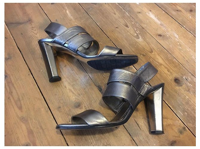 Diane Von Furstenberg Sandali metallici DvF Pava - vista 4