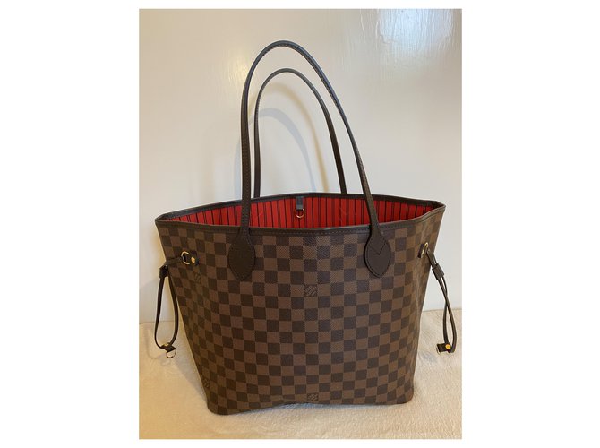 Louis Vuitton neverfull Mm bag Marrone - vista 2