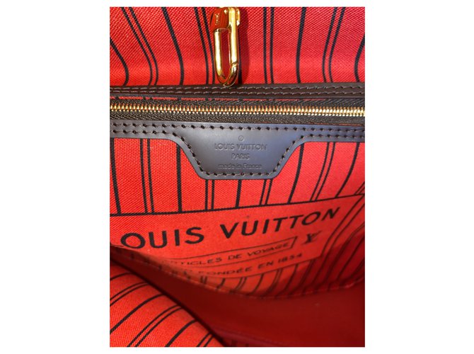 Louis Vuitton neverfull Mm bag Marrone - vista 5