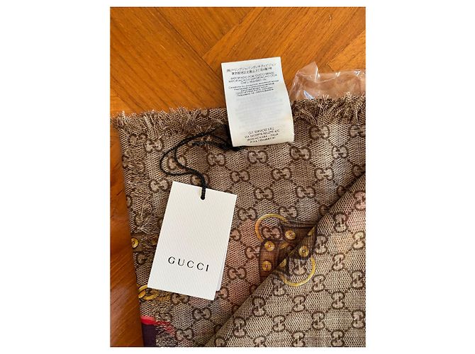 sciarpa gucci floreale nuova - vista 2