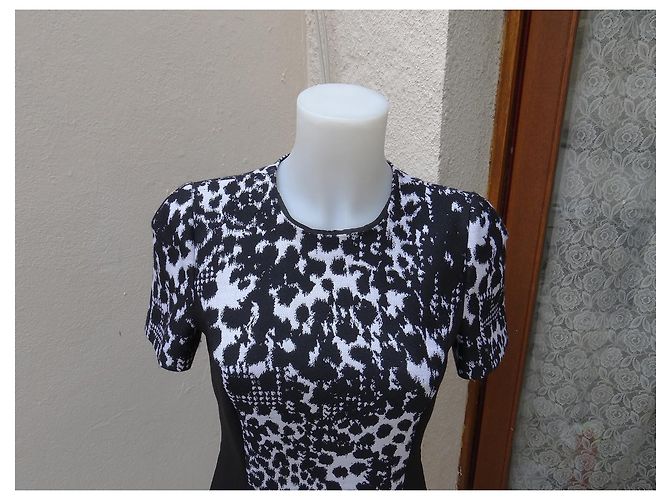 Abito Versace in seta e lana Multicolore - vista 2