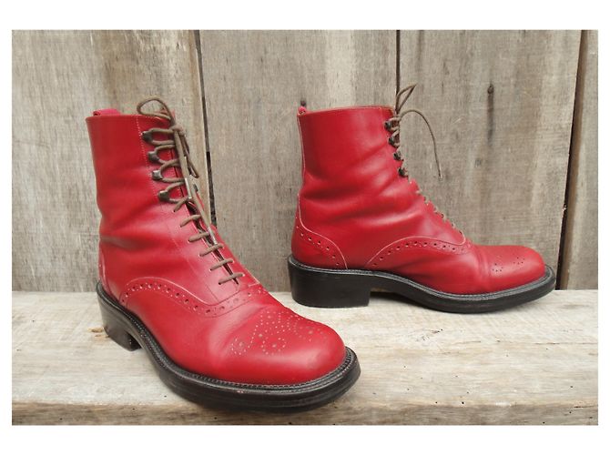 stivali vintage Sartore p 36,5, Modello Emma Rosso - vista 4