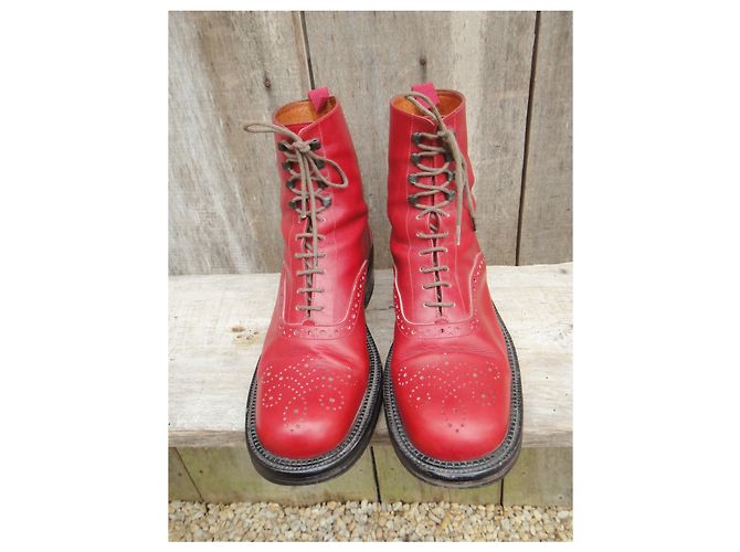 stivali vintage Sartore p 36,5, Modello Emma Rosso - vista 5