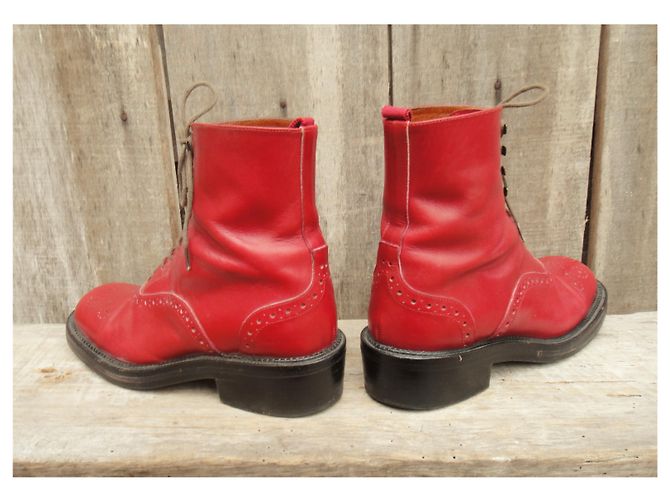 stivali vintage Sartore p 36,5, Modello Emma Rosso - vista 6