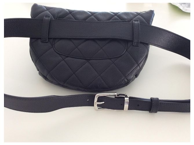 Chanel Riñonera banana Negro - vista 6