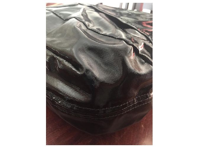 Borsa tote Tod's in vernice nera Nero - vista 11