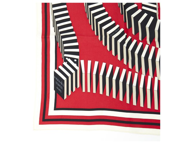 Hermès DOMINO-EFFEKT 70 rot - Ansicht 3