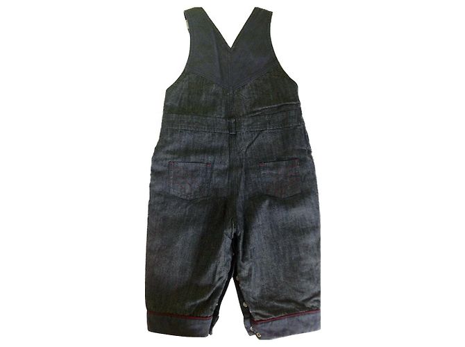 Combinaison Baby Dior en denim bleu 18 mois - vue 2
