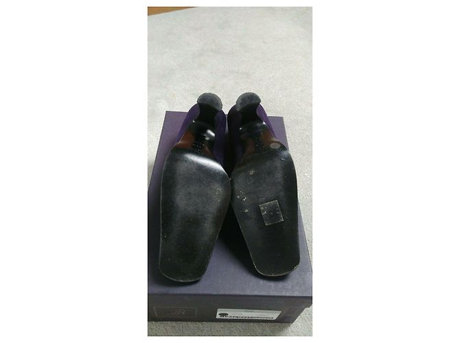 Décolleté Prada Camoscio in scamosciato viola Porpora Prugna - vista 8