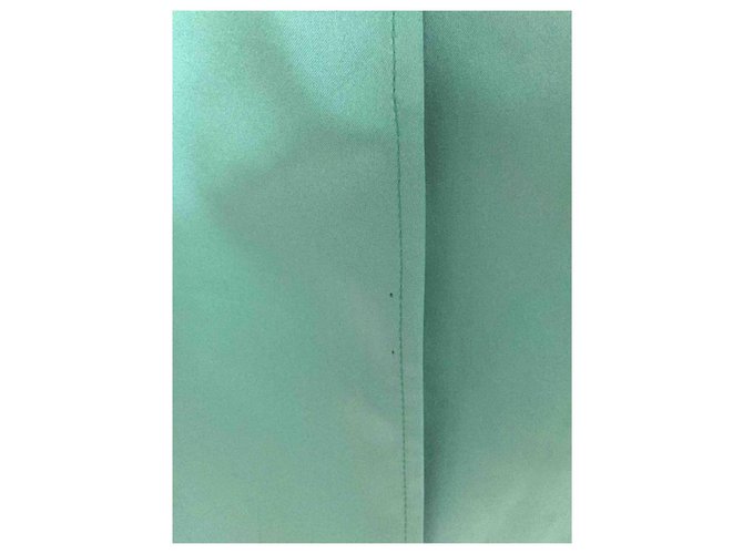 Abrigo de seda verde esmeralda D&G - vista 5
