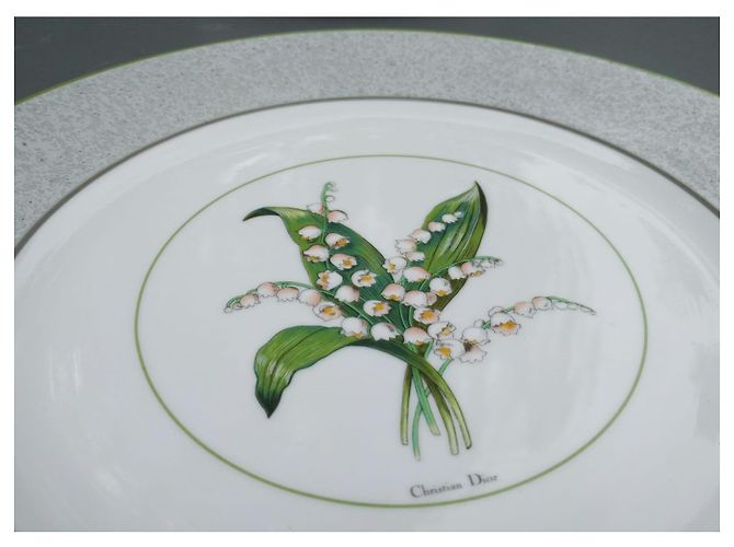 6 Christian Dior plates, "Milly-la-forêt" decor - view 2