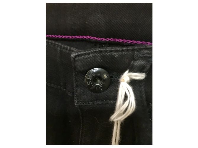 Vaqueros elásticos Diesel Super Skinny Nuevo Negro - vista 5