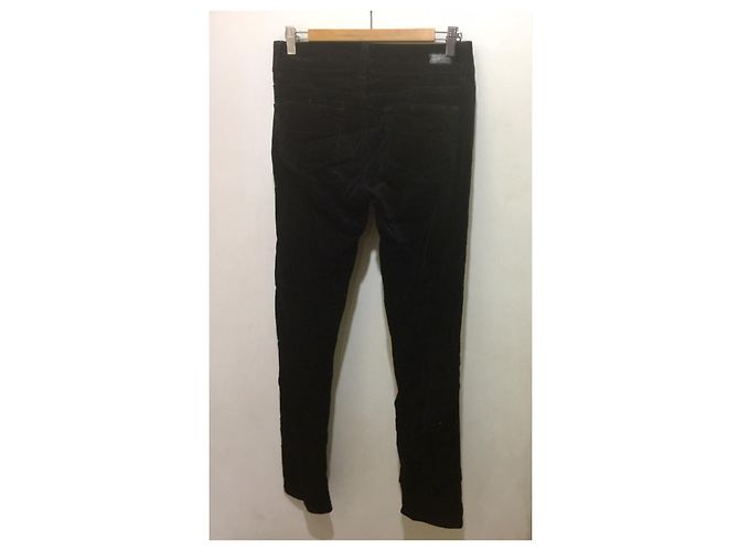 Paige Jeans Vaqueros de terciopelo Hidden Hill de Paige Negro - vista 4