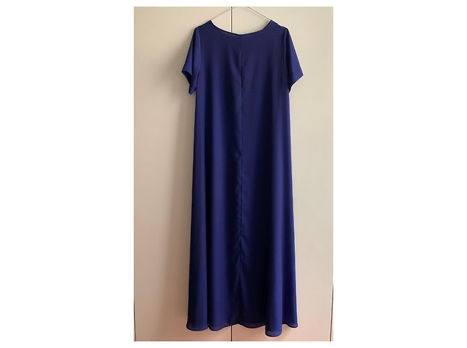 Pier Antonio Gaspari Flared blu dress Blue - view 2