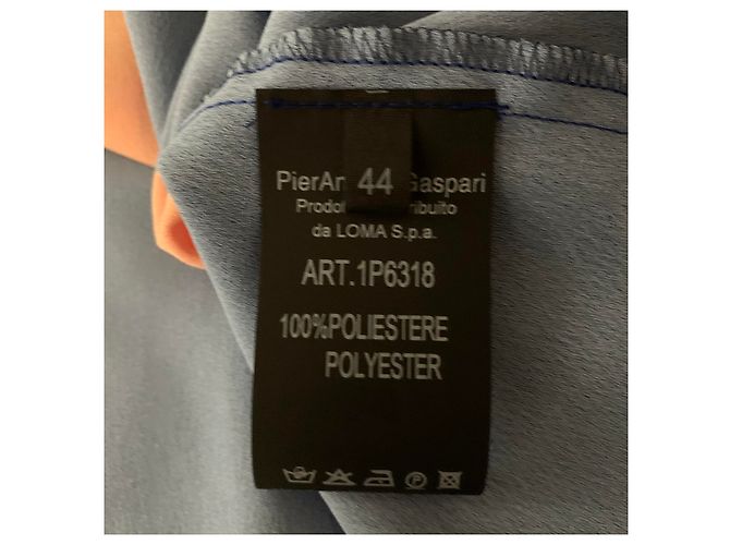 Pier Antonio Gaspari Flared blu dress Blue - view 4