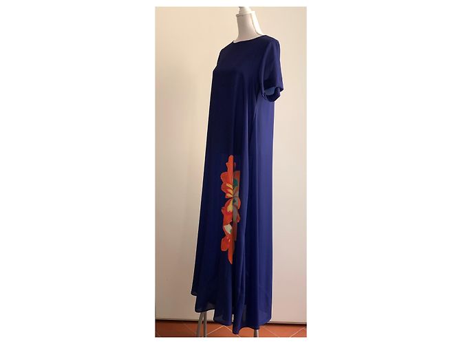 Pier Antonio Gaspari Tinte blau Kleid - Ansicht 10