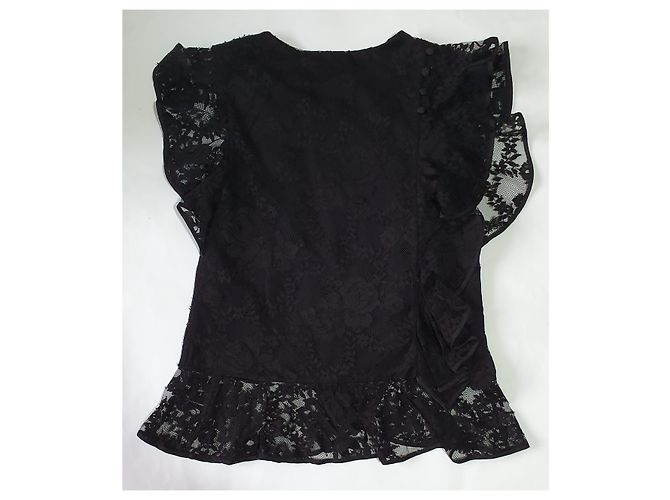 Erdem x H&M Spitzenbluse Schwarz - Ansicht 3
