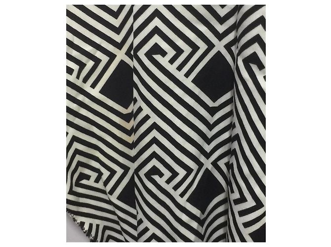 Diane von Furstenberg Jenna Seidenkleid schwarz weiß - Ansicht 6